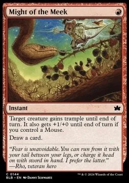 Might of the Meek [BLB #144] SPANISH NM