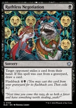 Ruthless Negotiation [BLB #108] SPANISH NM