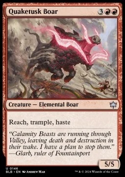 Quaketusk Boar [BLB #146] SPANISH NM