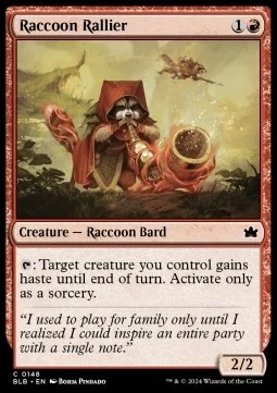 Raccoon Rallier [BLB #148] SPANISH NM