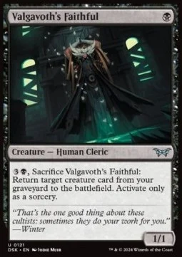Valgavoth's Faithful [DSK #121] ENGLISH NM