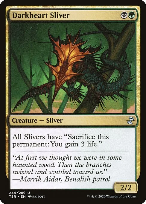 Darkheart Sliver [TSR #249] ENGLISH NM