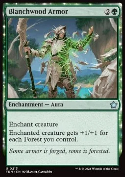 Blanchwood Armor [FDN #213] ENGLISH NM