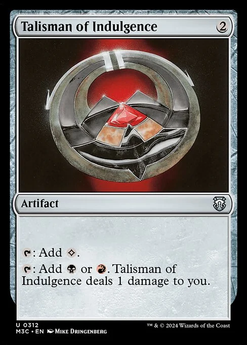 Talisman of Indulgence [M3C #312] ENGLISH NM