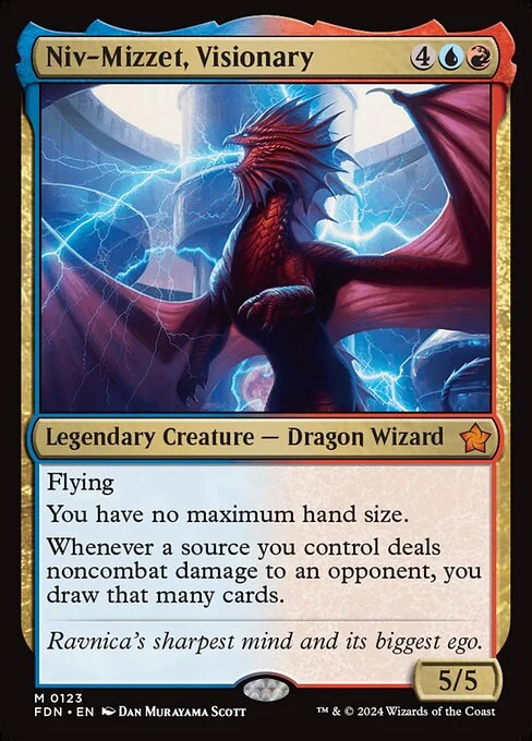 Niv-Mizzet, Visionary [FDN #123] SPANISH NM