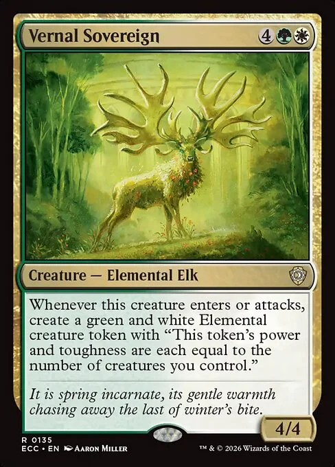 Vernal Sovereign [ECC #135] ENGLISH NM