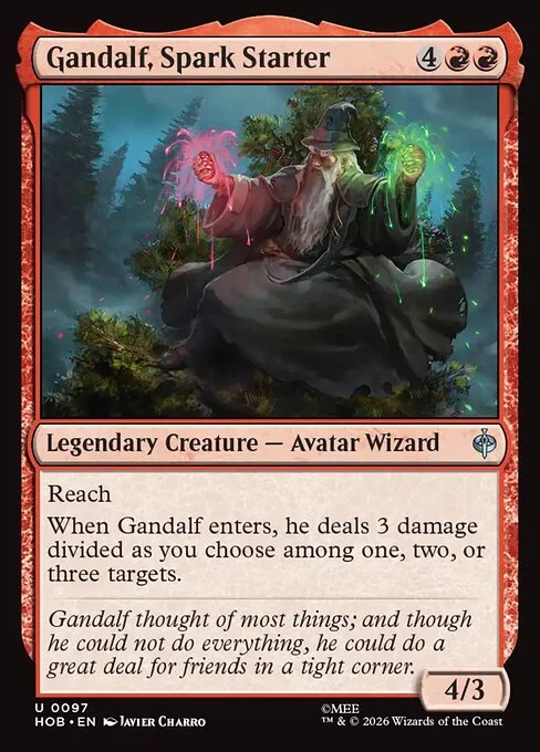 Gandalf, Spark Starter [HOB #97] SPANISH NM