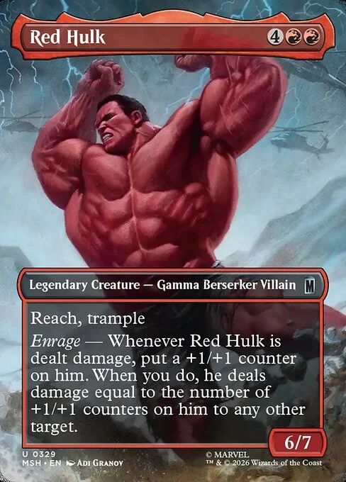 Red Hulk [XMSH #329] SPANISH NM
