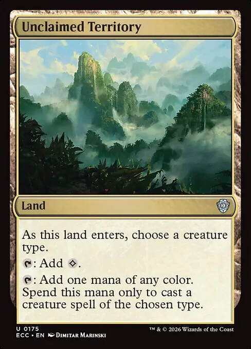 Unclaimed Territory [ECC #175] ENGLISH NM