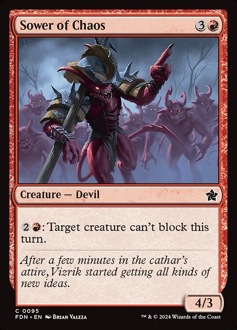 Sower of Chaos [FDN #95] SPANISH NM