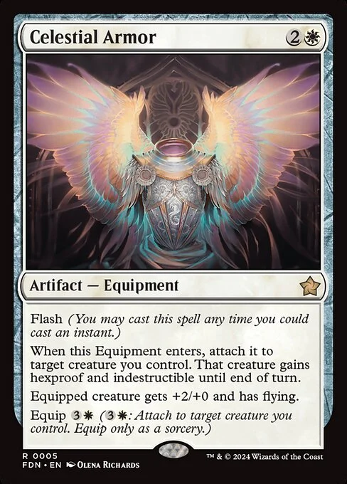 Celestial Armor [FDN #5] SPANISH NM