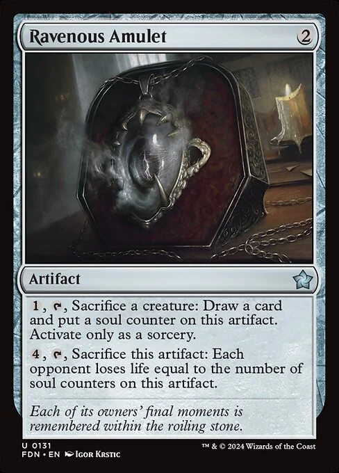 Ravenous Amulet [FDN #131] SPANISH NM