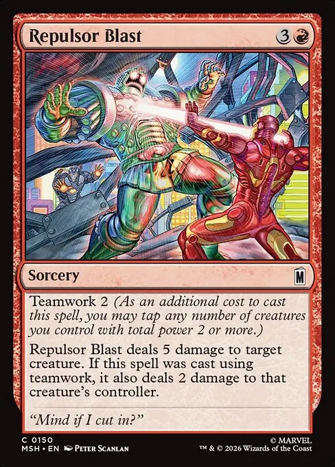 Repulsor Blast [MSH #150] SPANISH NM