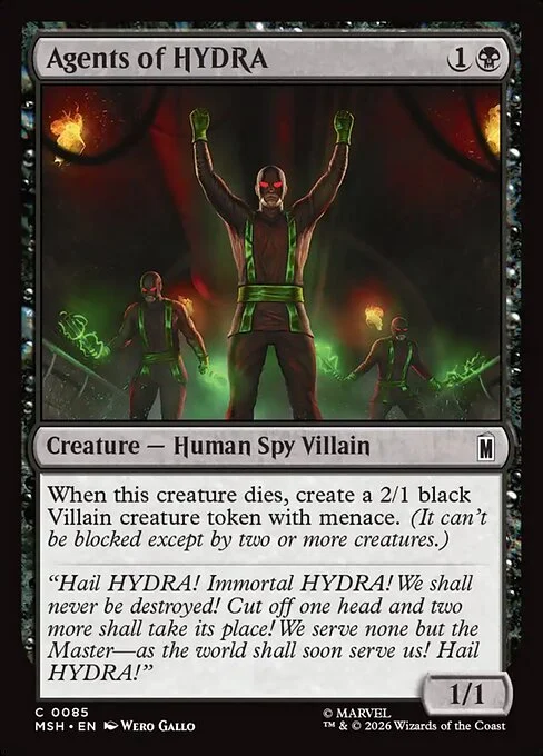 Agents of HYDRA [MSH #85] SPANISH NM