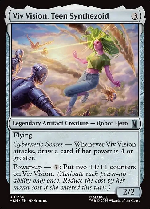 Viv Vision, Teen Synthezoid [MSH #256] SPANISH NM