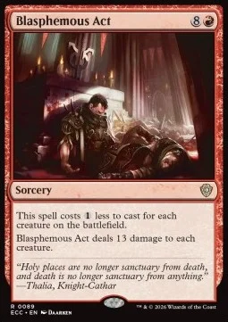 Blasphemous Act [ECC #89] ENGLISH NM