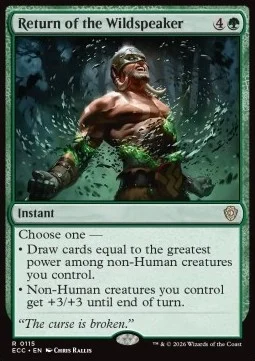 Return of the Wildspeaker [ECC #115] ENGLISH NM