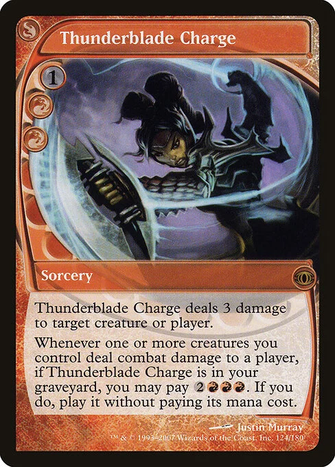 Thunderblade Charge [FUT #124] ENGLISH NM