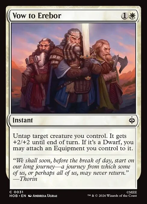 Vow to Erebor [HOB #31] SPANISH NM
