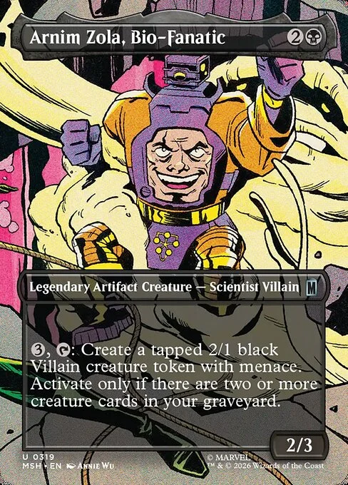 Arnim Zola, Bio-Fanatic [XMSH #319] SPANISH NM