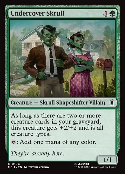 Undercover Skrull [MSH #194] SPANISH NM