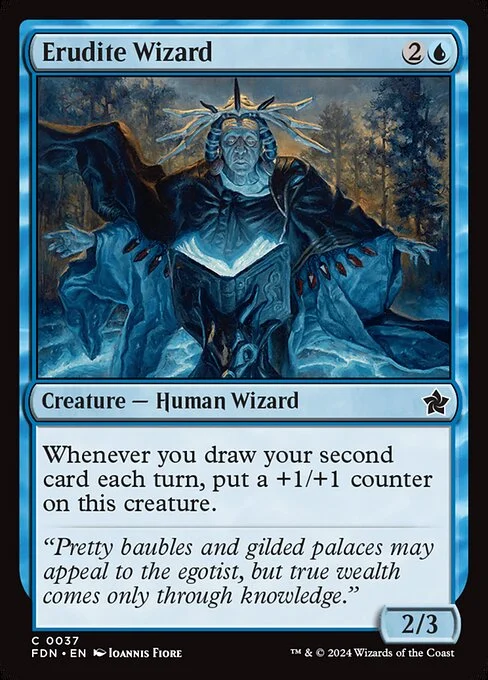 Erudite Wizard [FDN #37] SPANISH NM