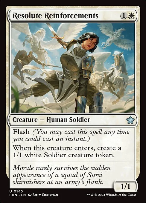 Resolute Reinforcements [FDN #145] SPANISH NM