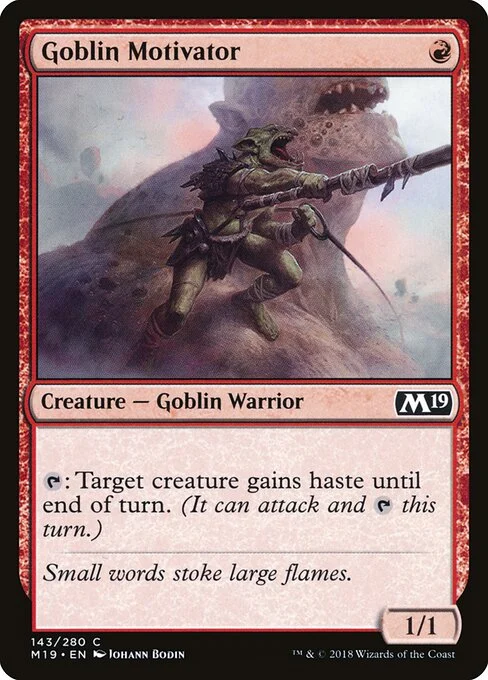 Goblin Motivator [M19 #143] ENGLISH NM
