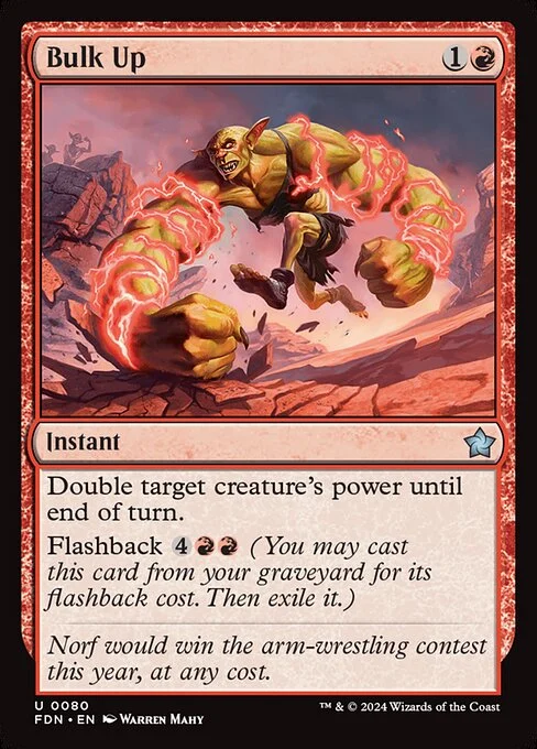Bulk Up [FDN #80] SPANISH NM