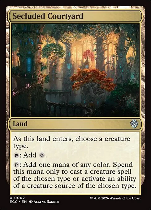 Secluded Courtyard [ECC #62] ENGLISH NM