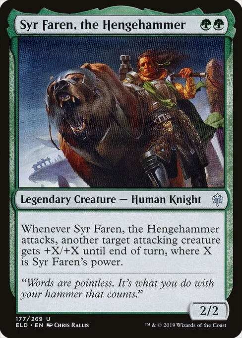 Syr Faren, the Hengehammer [ELD #177] ENGLISH NM