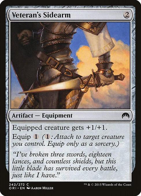 Veteran's Sidearm [ORI #242] ENGLISH NM