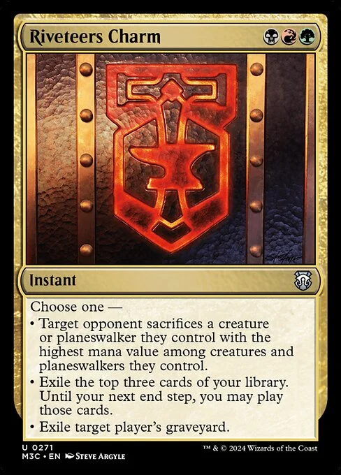 Riveteers Charm [M3C #271] ENGLISH NM