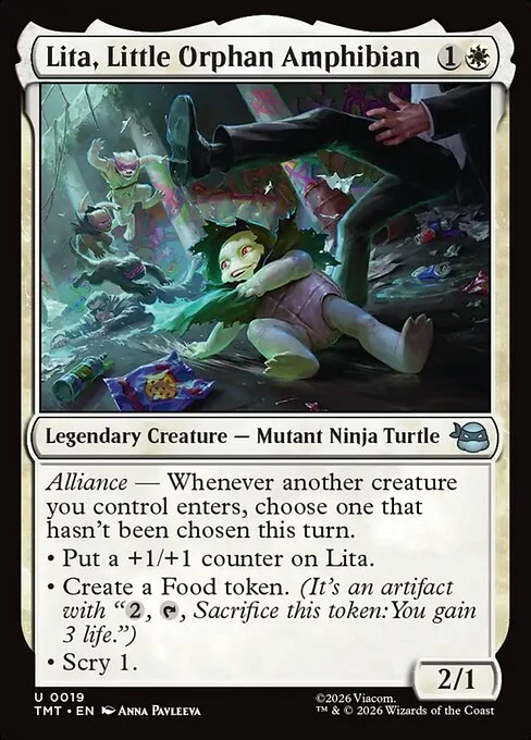 Lita, Little Orphan Amphibian [TMT #19] ITALIAN NM
