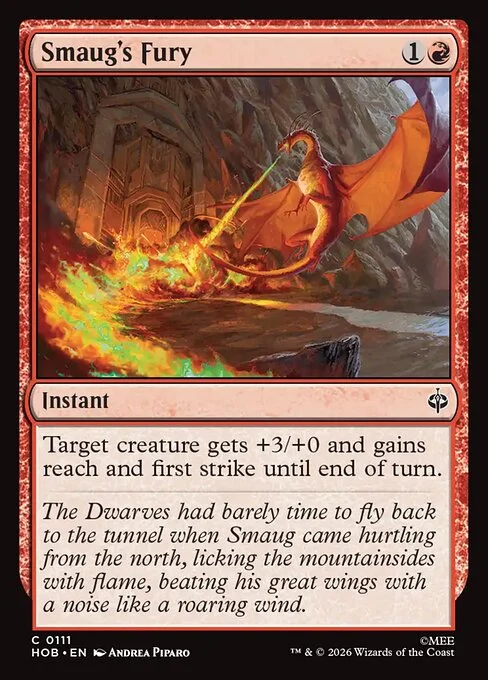 Smaug's Fury [HOB #111] SPANISH NM