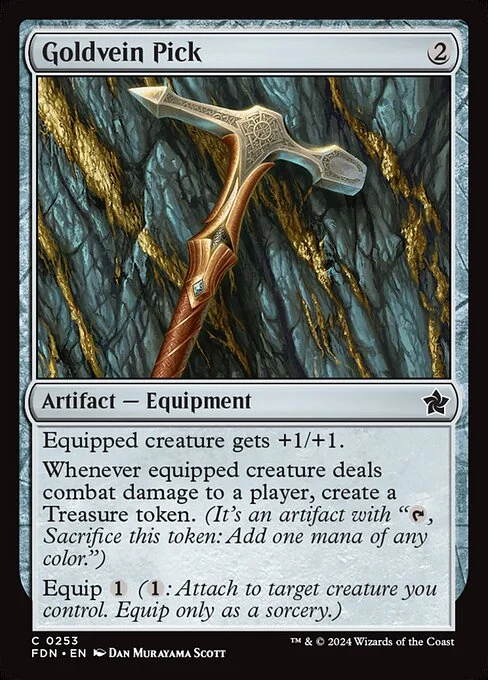 Goldvein Pick [FDN #253] SPANISH NM