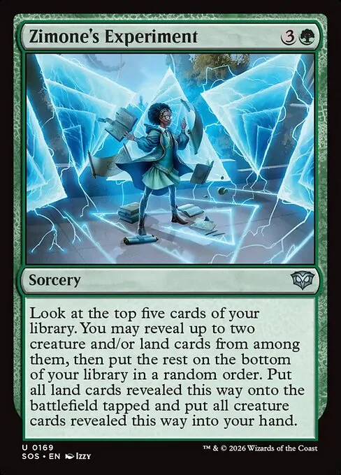 Zimone's Experiment [SOS #169] ITALIAN NM