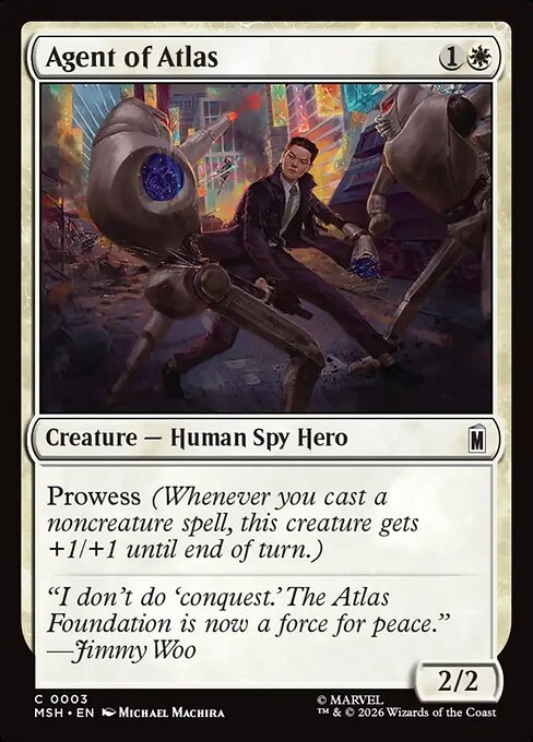 Agent of Atlas [MSH #3] SPANISH NM