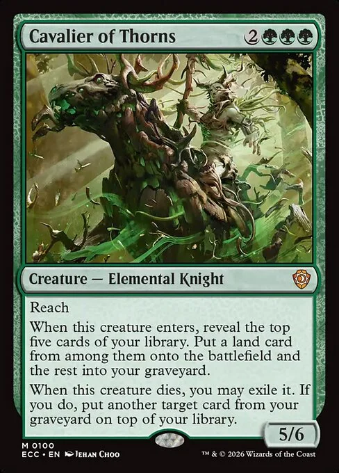 Cavalier of Thorns [ECC #100] ENGLISH NM