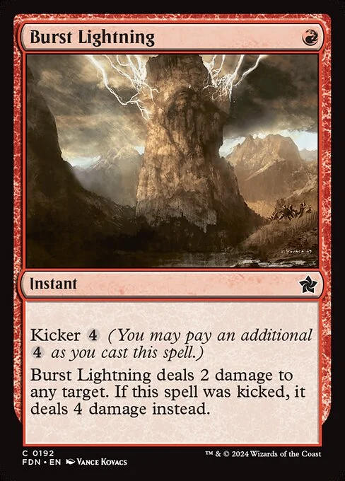 Burst Lightning [FDN #192] SPANISH NM