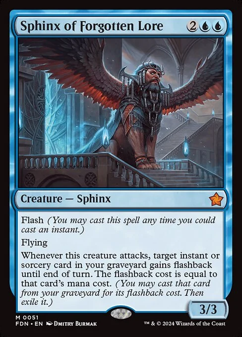 Sphinx of Forgotten Lore [FDN #51] SPANISH NM