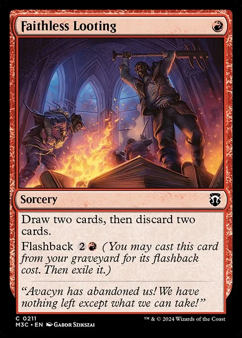 Faithless Looting [M3C #211] ENGLISH NM