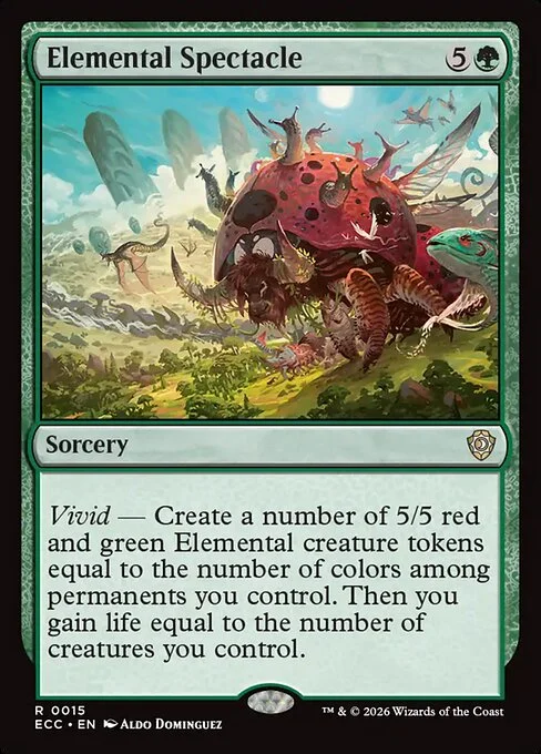 Elemental Spectacle [ECC #15] ENGLISH NM