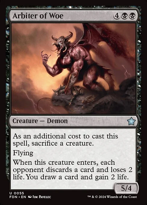 Arbiter of Woe [FDN #55] SPANISH NM