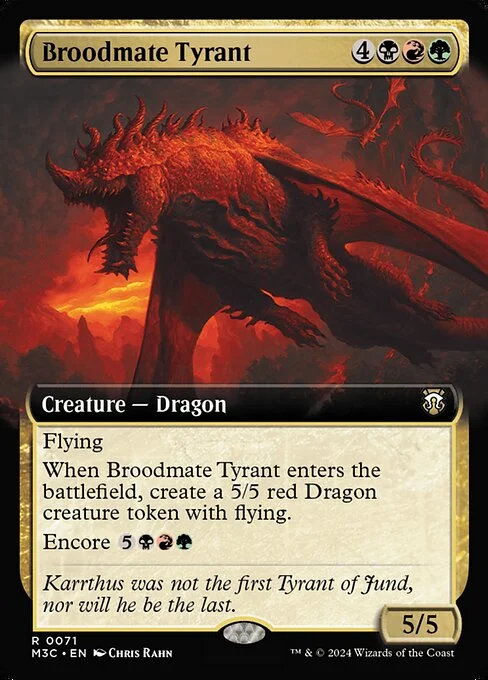 Broodmate Tyrant [XM3C #71] ENGLISH NM