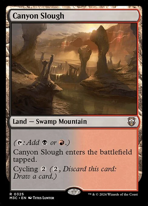 Canyon Slough [M3C #325] ENGLISH NM