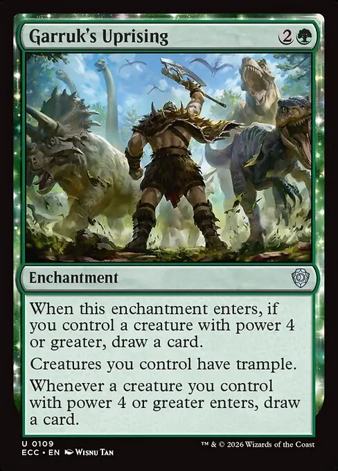 Garruk's Uprising [ECC #109] ENGLISH NM