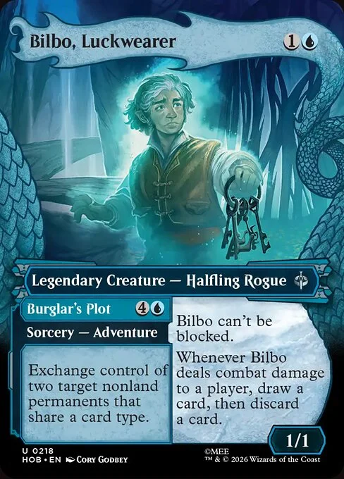 Bilbo, Luckwearer // Burglar's Plot (V.1) [XHOB #218] SPANISH NM