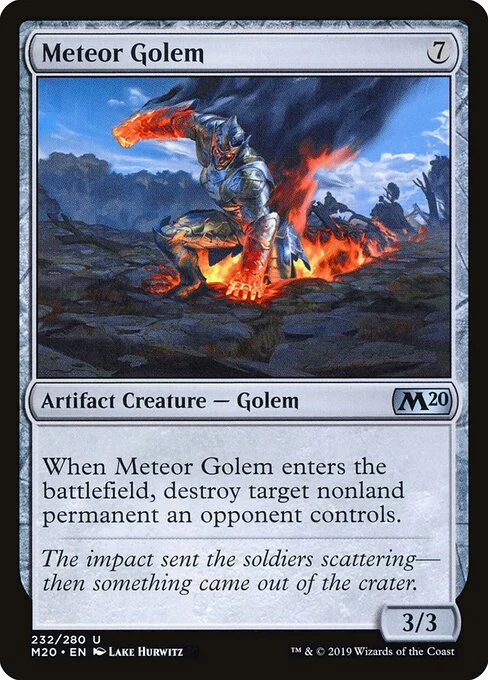Meteor Golem [M20 #232] ENGLISH NM