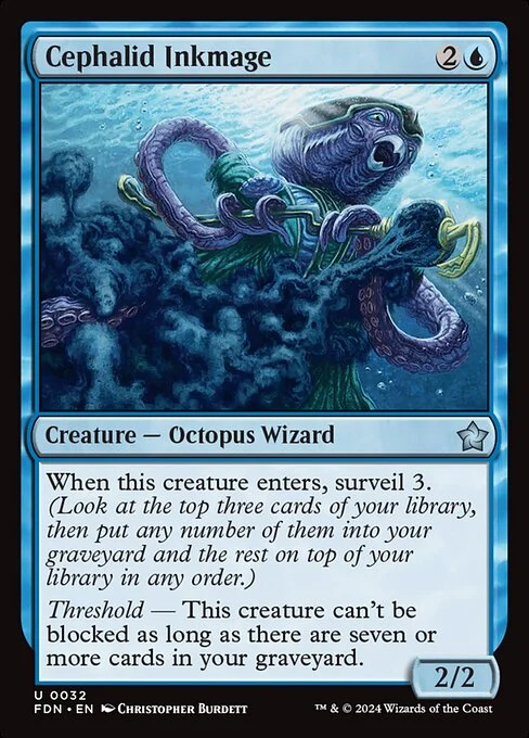 Cephalid Inkmage [FDN #32] SPANISH NM